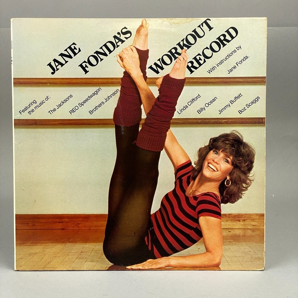 Jane Fonda's Workout Record‎ Vinyl LP 1982 Fitness Exercise Album